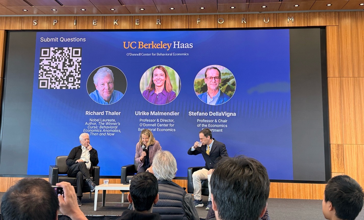 The Nobel Laureate Richard Thaler with Berkeley Haas