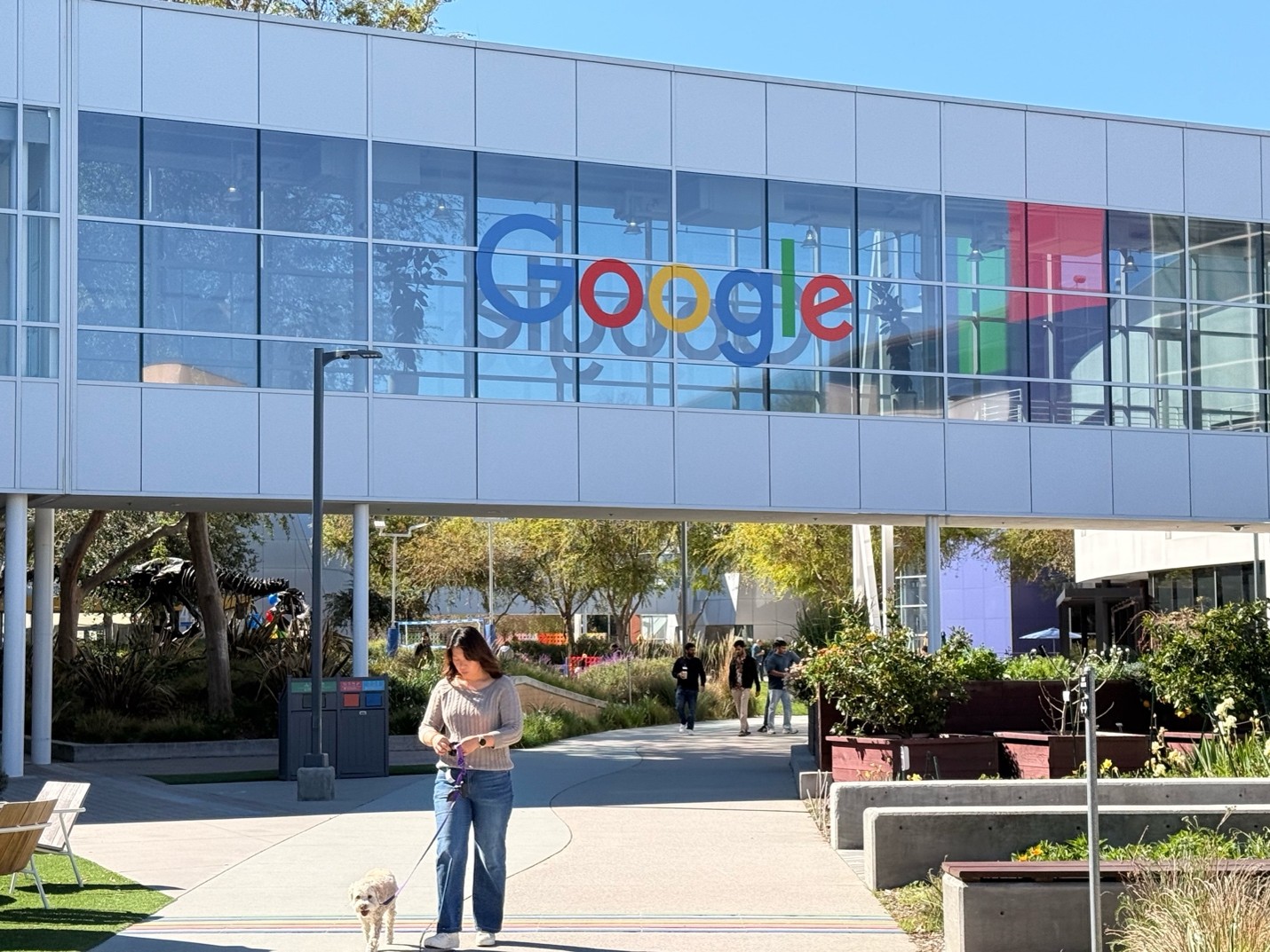 Visiting Google office at Mountain View, CA