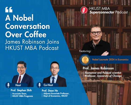 A Nobel Conversation Over Coffee: James Robinson  | HKUST Superconnector Podcast